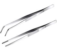 16cm Pince Cuisine Pincette Précision 2PC Professionnel Pince du Chef Pincette Culinaire de precision pour Viande Barbecue Décoration (16)