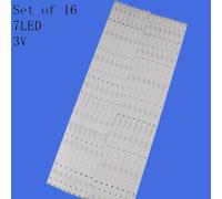 16pcs/Kit LED bandes pour 65PUS6121 LD65P19U 65PUF6656 LB-PC3030-GJUHD658X14ADM2 GJD2P5658X14UHD PF3030-GJUHD658X14ADN2 ""Nipseyteko