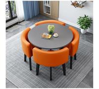 17,70 cm, ensemble table de salle à manger et chaises, table de cuisine avec 4 chaises, table de cuisine moderne avec chaises, pour petit appartement, 30,80 cm