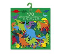 170 Gommettes Autocollantes Dinosaures dès 3 Ans - Gommettes Enfant - Activité Créative et Loisirs Créatifs - T-Rex, Tricératops, Diplodocus, Stégosaure