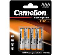 Pack de 4 accus Camelion AAA Micro 1100mAH