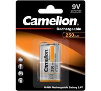 [17025122] Camelion Blister de 1 Accu Rechargeable Bloc NiMh 9V 250 mAh