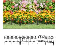 17x Bordures de Pelouse Blanc 10 m PP Gazon Parterre Allée Extérieur vidaXL