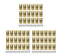 18/36/54 Pièces Lame De Rechange For Tondeuse À Gazon Lame De Robot De Pelouse, Compatible For Worx, Compatible For Landroid, Lames De Robot Pièces De Tondeuse À Gazon En Acier Inoxydable(Gold 54PCS)