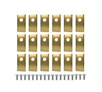 18/36/54 Pièces Lame De Rechange For Tondeuse À Gazon Lame De Robot De Pelouse, Compatible For Worx, Compatible For Landroid, Lames De Robot Pièces De Tondeuse À Gazon En Acier Inoxydable(Gold 18Pcs)