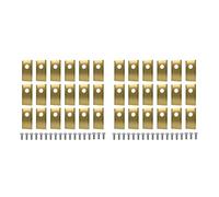 18/36/54 Pièces Lame De Rechange For Tondeuse À Gazon Lame De Robot De Pelouse, Compatible For Worx, Compatible For Landroid, Lames De Robot Pièces De Tondeuse À Gazon En Acier Inoxydable(Gold 36PCS)