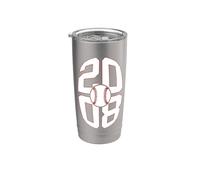 18 ANNES 2008 BASEBALL 18. ANNIVERSAIRE Gobelet isotherme en acier inoxydable double paroi