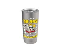 18 Ans Anniversaire Garcon Homme Anniv 18e Gobelet isotherme en acier inoxydable double paroi