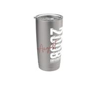 18 ans anniversaire homme Cadeau Août 2008 vintage Gobelet isotherme en acier inoxydable double paroi