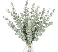 18 Branches Eucalyptus Artificielles, Faux Feuillage Pour Composition Florale Mariage Centre De Table Fête