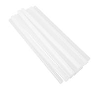 18 Pcs Bâton de Colle Thermofusible EVA Transparent, Forte Adhérence | Application Facile, Finition Claire, pour Bois et Plastique, Étudiants, Ateliers Scolaires, Réparations Électroniques