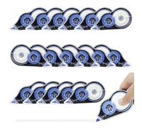 18 pcs Blanco Correcteur 30m*5mm Souris Correcteur Blanc avec Capuchon Protecteur Souris Effaceur Ruban pour Scolaire Enfants