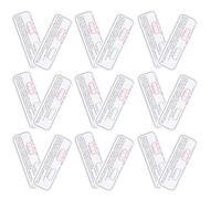 18 Pcs Carte de Test UV 254 Nm en PVC pour Lampes Uvc et LED | Indicateur Photochromique, Différenciation des Longueurs D’onde, Prêt pour Formation, Contrôle Rapide