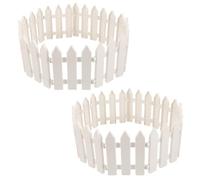 18 Pcs Clôture Décorative pour Sapin de Noël Blanche en Plastique 1m | Panneaux Mini Modulaires, Forme Circulaire Pliable, Finition Soignée, Ambiance Noël, pour Base D'arbre