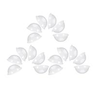 18 Pcs Dôme Demi-sphère en PVC pour Boule à Neige de Noël | Réutilisable, Protection Complète Poussière et Chocs, pour Mini Figurines et Village