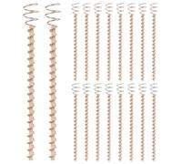 18 pièces piquets de Jardin en cuivre antennes en cuivre d'électroculture de 30 cm pour Plantes, Piquet en Bois avec bobines Haute pureté pour Une Croissance Saine des légumes et du Jardin
