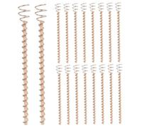 18 pièces piquets de Jardin en cuivre d'électroculture Piquet en Bois de 30 cm avec Bobine cuivre Haute pureté pour Une Croissance Saine des légumes et du Jardin
