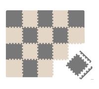 18 Pièces Tapis de Sol Bébé - 30x30 Dalles en Mousse EVA - Carrés Puzzle Enfant