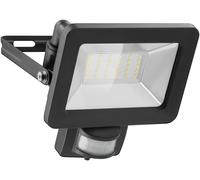 18 projecteurs d'extérieur LED Goobay 53881, 30 W, avec détecteur de mouvement, noir - avec une luminosité de 2550 lm, lumière blanc neutre (4000 K), capteur PIR avec fonction marche/arrêt et presse-é
