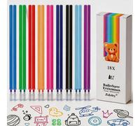 18 recharges, compatibles avec les stylos rechargeables, stylos gel effaçables, hauteur 13 cm, pointe 0,7 mm