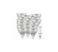 Luminea 18 spots LED GU5.3 - 6 W - 500 lm - Blanc lumière du jour