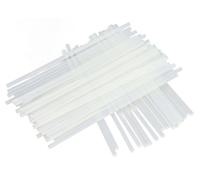 180 bâtonnets de colle à chaud en résine EVA, blancs, transparents, forte adhérence, bâtonnets de colle pour les réparations artisanales