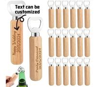 180 pièces Ouvre-bouteilles personnalisés, Ouvre-bouteilles personnalisés, Cadeaux de mariage, Ouvre-bouteilles en vrac, Ouvre-bouteilles en bois, Souvenirs de mariage, Convient pour les fêtes de mari