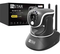 Instar Caméra IP IN-8815 4K – orientable (PT) LAN/WLAN/PoE, HomeKit, Vision nocturne IR Noir (18005)
