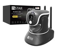 Instar Caméra IP IN-8815 4K – orientable (PT) LAN/WLAN/PoE, HomeKit, Vision nocturne IR Noir (18005)