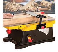 1800W 6 pouces ravion de banc, machine de travail du bois de bureau électrique, contrôle de la profondeur réglable, 12000 RPM à grande vitesse, jointeur compact pour la finition lisse et les projets d