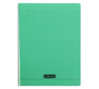 Cahier piqué 8000 POLYPRO A4 48 pages grands carreaux 90 g - Vert