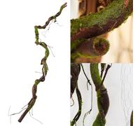 180cm / 70.9inch pliable réaliste branches d'arbre artificiel vignes mur jardin plantes suspendues fausses de rattan tronc canne pour la chambre maison habitat porte d'entrée Halloween wrap décoration