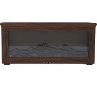 180ml Réservoir d'eau Cheminée Grain de Bois Diffuseur d'Aromathérapie Simulation de Flamme Humidificateur Diffuseur d'Huiles Essentielles pour la Maison Sombre