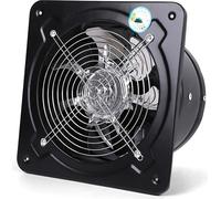 180mm Ventilateur d'évacuation d'air Ventilateur de salle de bain Ventilateur d'évacuation d'air Extracteur Ventilateur mural Ventilateur métallique