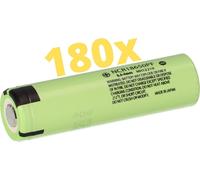 180x Panasonic NCR18650PF Li-ion à tête plate 18650 2900 mAh 3,6 V