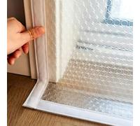 180X165cm Film Fenetre IsolantKit D'isolation de Fenêtre pour l'hiver | Rideaux Isolant,Couverture de Fenêtre en Plastique,Protection Contre le Froid,Isolation Thermique,Coupe-vent,pour Salon