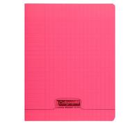 Calligraphe Cahier piqué 8000 POLYPRO 17x22 cm 48 pages grands carreaux 90 g Rouge
