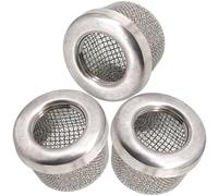 181072 181-072 Lot de 3 filtres pour filtre d'entrée de pompe de rechange | Tuyau d'aspiration pour pulvérisateur de peinture Graco 695 795 1095 1595 3900 5900 750 1000 1500 Airless avec filetage NPT