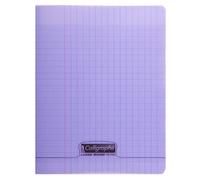 Calligraphe Lot de 10 cahiers piqués Polypro 17x22 cm 96 pages séyès 90 g violet