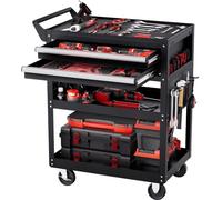 181kg Servante d'atelier - chariot de transport - 785x450x945mm - en noir