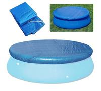 183 cm de Diamètre Bâches/Couverture de Protection avec Attaches en Corde,Bâche Durable Antipoussière Coupe-Vent pour Piscines Hor