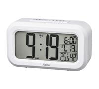 Hama Horloge numérique RC 660 – plastique blanc, LED, radiocontrôle