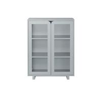 1898 Armoire vitrée basse Vidja grey