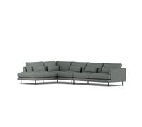 1898 Canapé Bredhult Caleido Grey 1240-acier noir. 4 places B2