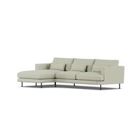 1898 Canapé Bredhult Luiza Beige 3981-acier noir. 2.5 places C2