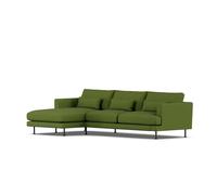 1898 Canapé Bredhult Luiza Green 3975-acier noir. 2.5 places C2