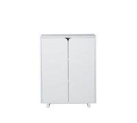 1898 Commode basse Vidja laqué blanc