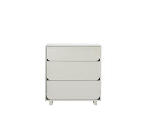 1898 Commode basse Vidja sable. 3 tiroirs
