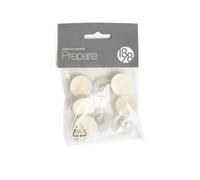 1898 Patin pour meuble Prepare blanc. patins de protection plastique feutre 26 mm. 8 pcs