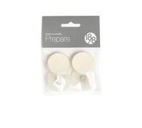 1898 Patin pour meuble Prepare blanc. patins de protection plastique feutre 37 mm. 4 pcs